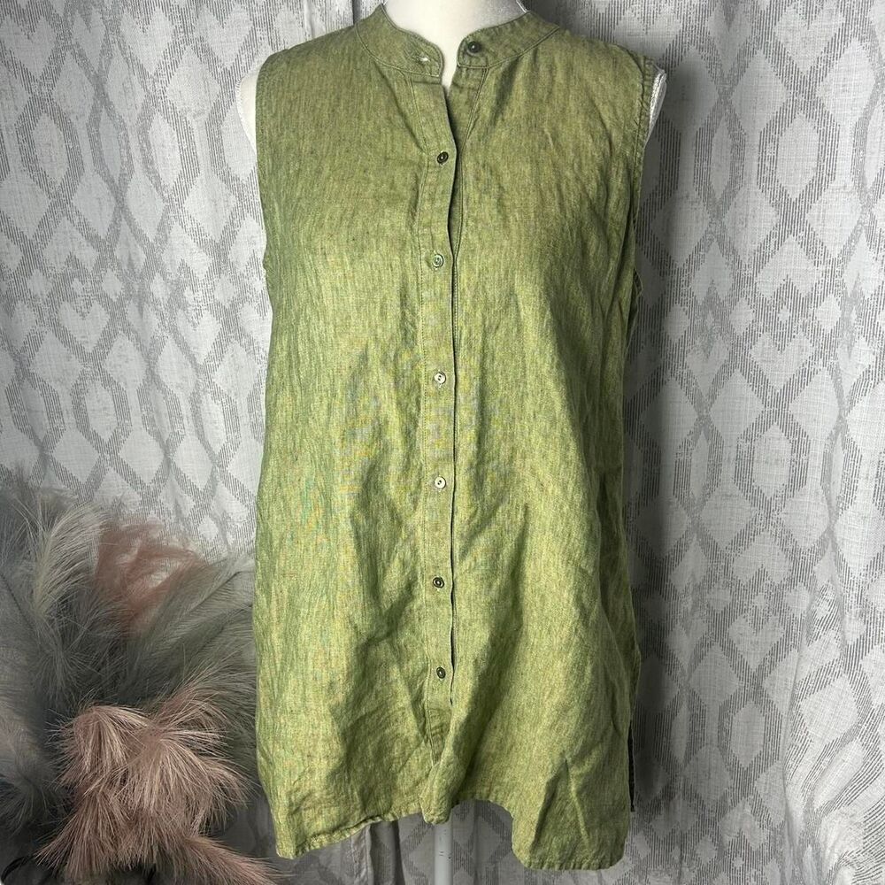Eileen-fisher Women's Green Blouse